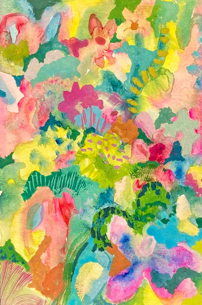 Wander, 6"x9" Watercolor on paper